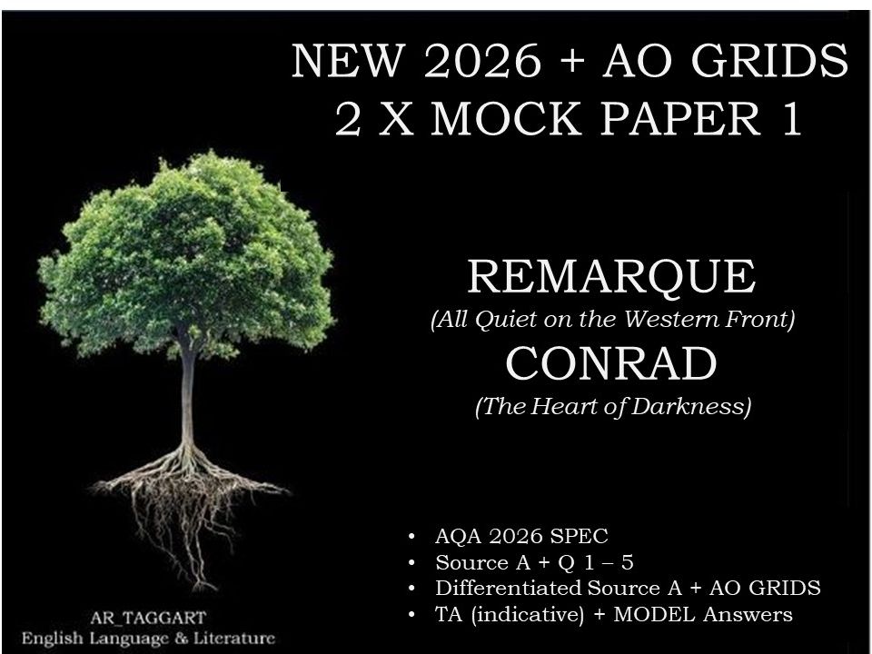 CONRAD & REMARQUE (2) PAPER 1 | 2026 FULL MOCKS |  AO GRIDS