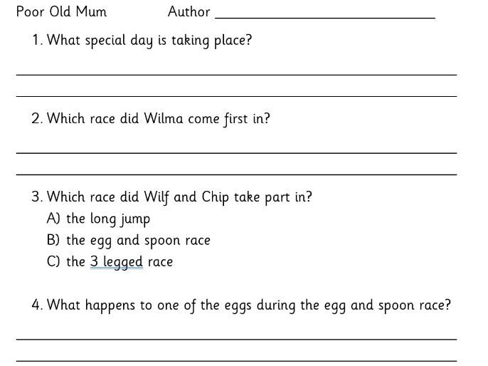 Poor Old Mum