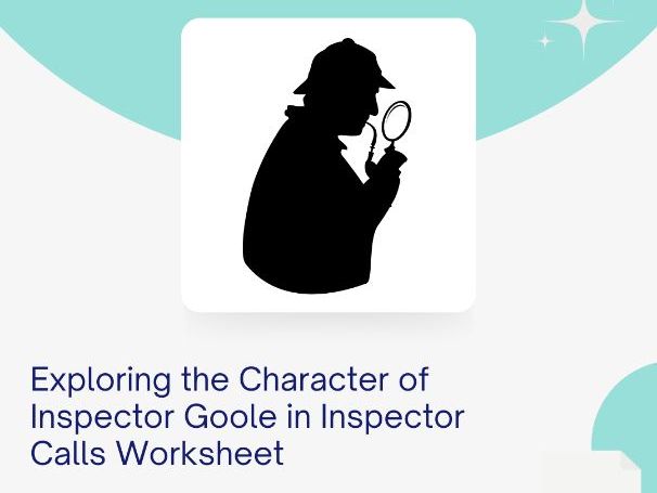 An Inspector Calls By J B Priestley Inspector Goole Worksheet An Inspector Calls By J B Priestley Inspector Goole Worksheet