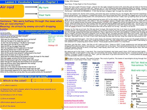 Letters from a Lighthouse-diary entry of Olive