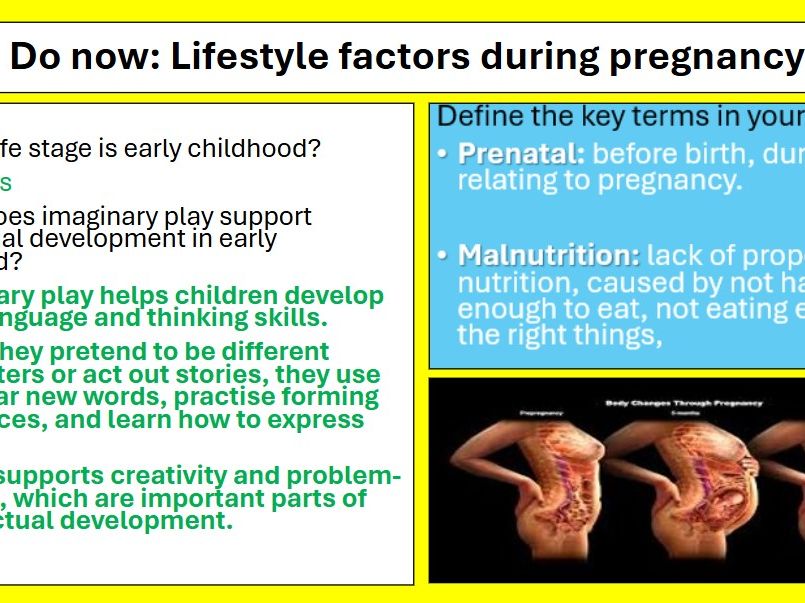 AAQ Level 3 Health and Social Care Unit 1 Human Lifespan LESSON10