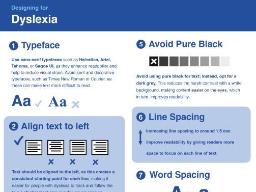 Inclusive Communication Guide for Dysleixa | Printable Reference Sheet