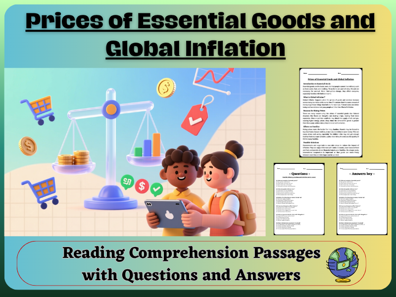 Prices of Essential Goods: An Economic Analysis: Reading Comprehension – Fun, Interactive