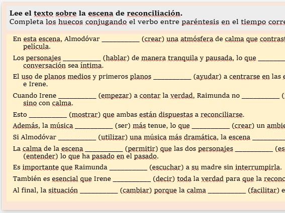 Volver Lesson 18 El poder de la verdad: secretos y reconciliación en Volver