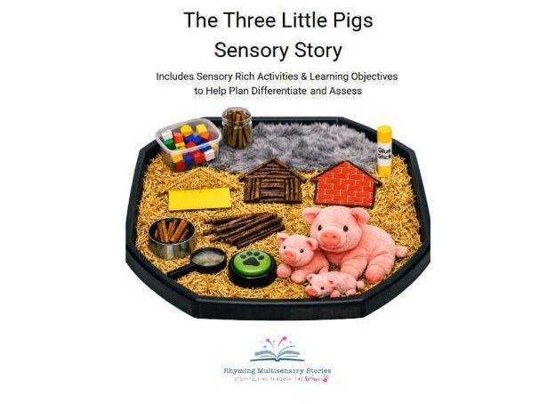 The Three Little pigs Sensory Story and Activities PMLD SEND Inclusive Classrooms
