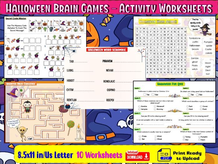 Halloween Brain Games