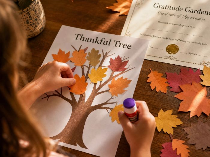 Gratitude Tree Craft & PSHE Wellbeing Activity