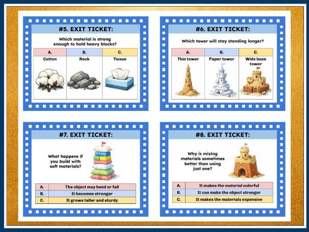 TEKS Science 3.6D: Combining Materials to Build Strong Objects