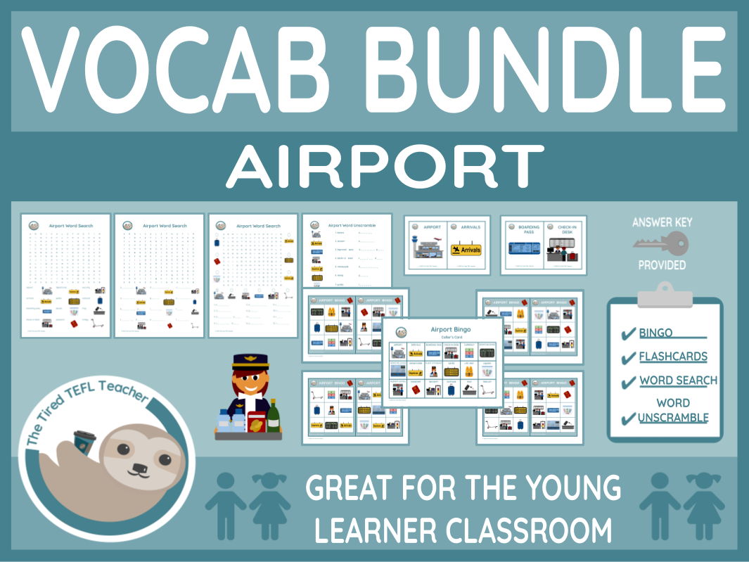 ESL Airport Vocabulary Bundle