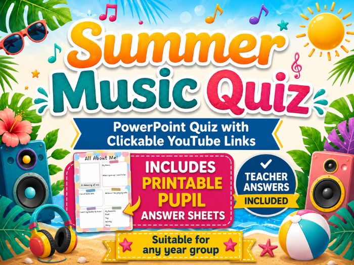 Summer Music Quiz - End of Term Quiz