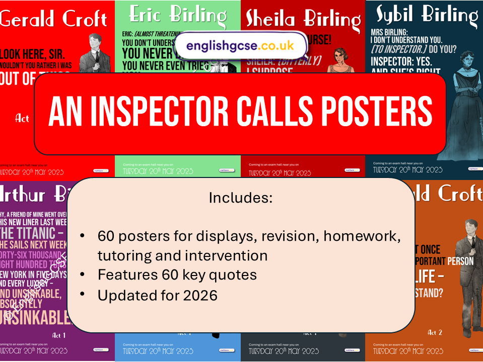 An Inspector Calls Revision 2026