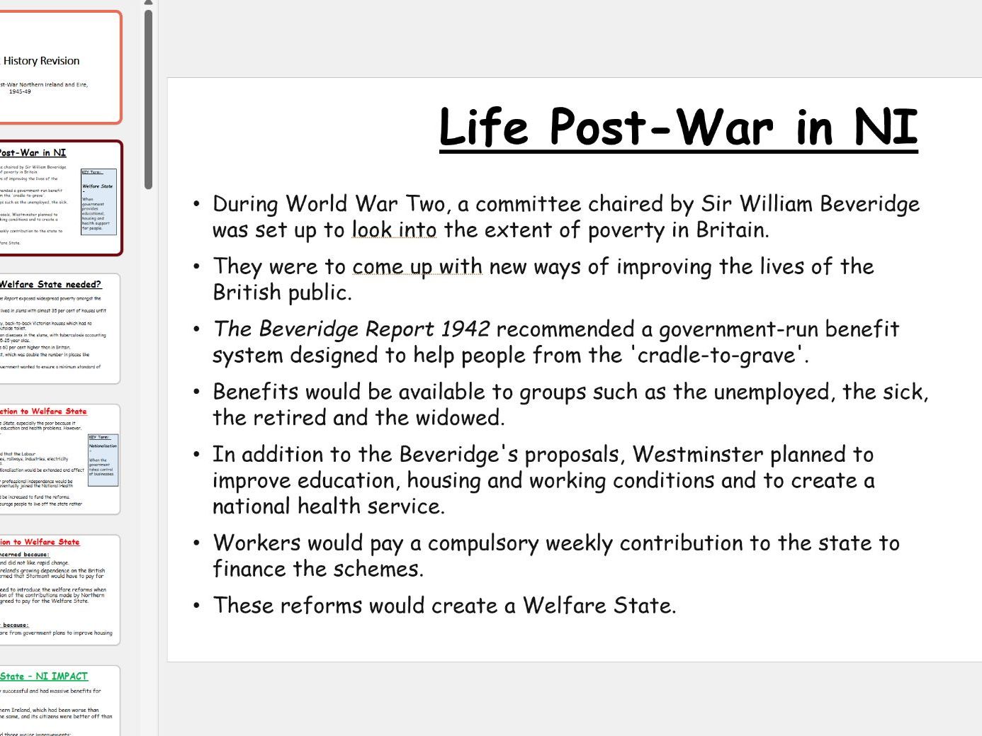 GCSE Unit 1 Option 1: Changing Relations Bundle: Northern Ireland and its Neighbours, 1920–1949