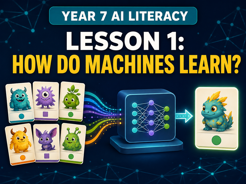 Year 7 AI Literacy Lesson 1: How Do Machines Learn?