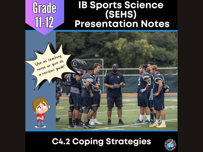 IB SEHS C4.2: Coping Strategies Teaching Notes & Revision Guide 2026