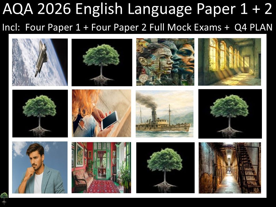 Eight AQA 2026 English Language Paper 1 + 2 Mocks | Q4 Plan