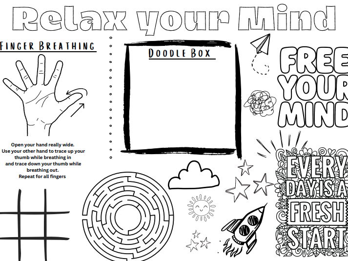 Relax the Mind activity mat