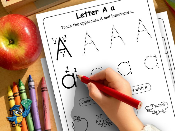 Phonics Alphabet Worksheets A-C