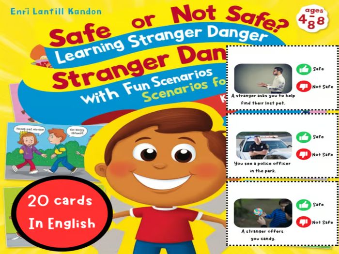 Safe or Not Safe? Learning Stranger Danger with Fun Scenarios for Kids Versin in English