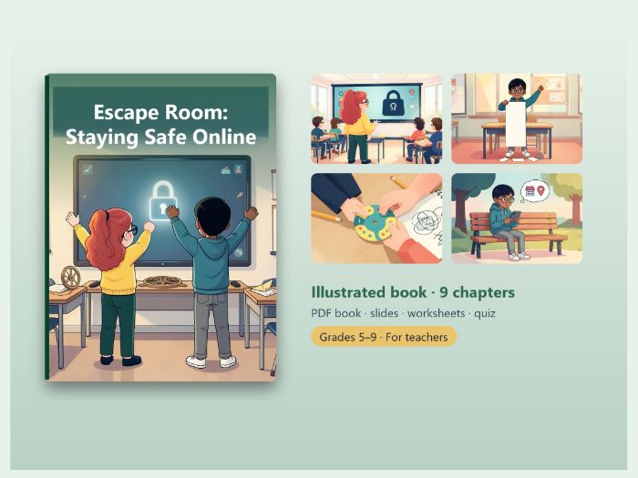 Online Safety Escape Room: No-Prep 45-Minute Lesson