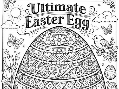 Bundle of 14 Easter Coloring Pages, cut and stick and School Play Script