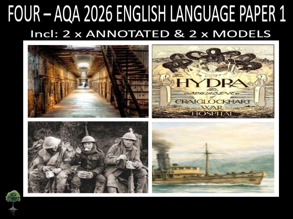 FOUR - AQA PAPER 1 | 2026 FULL MOCKS | ANNOTATED | MODELS