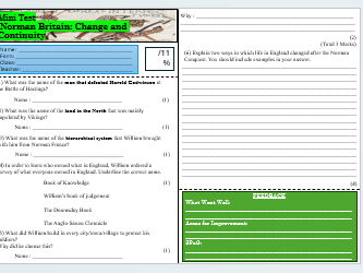 Mini Test: Norman Britain: Change and Continuity