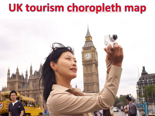 KS3 Tourism - UK tourism choropleth map