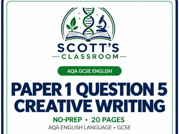 AQA GCSE English Language Paper 1 Question 5 Creative Writing Workbook