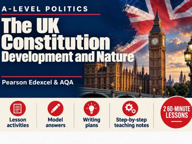 The UK Constitution Nature and Development: A-Level Politics Lesson & Essay Toolkit | Edexcel & AQA