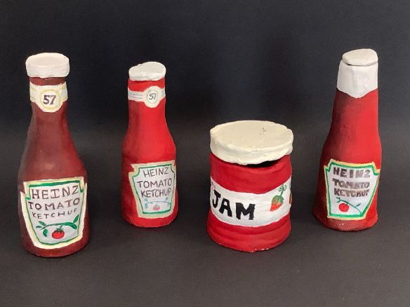 KS3 Clay Project - Crazy Condiments
