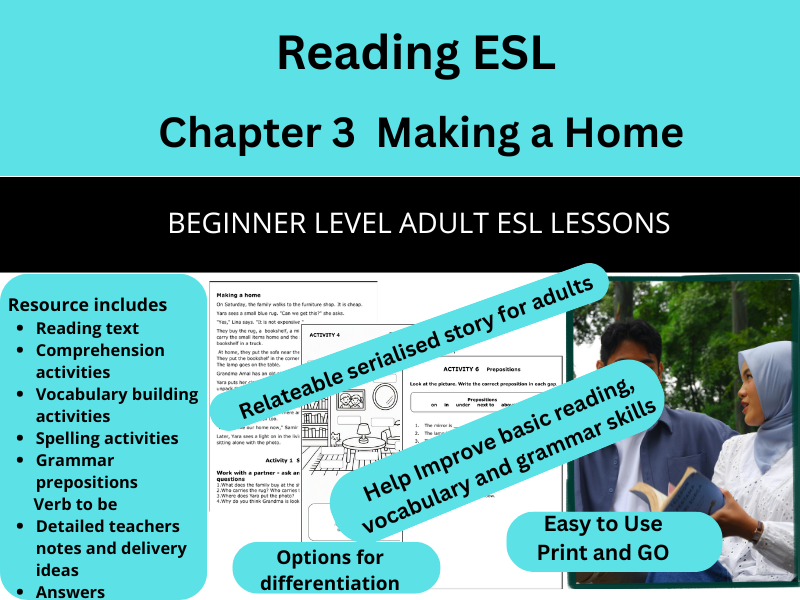 Adult ESL Beginners - Reading - Chapter 3 Making a Home
