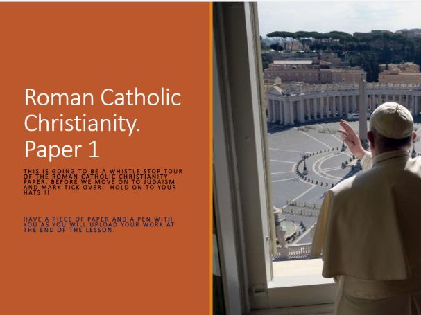 AQA Catholic Christianity REVISION OVERVIEW