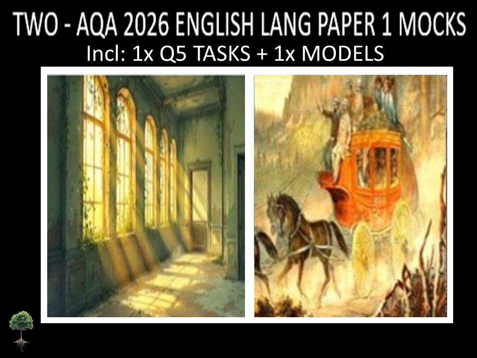 TWO - AQA PAPER 1 | 2026 FULL MOCKS | Q5 TASKS | MODELS