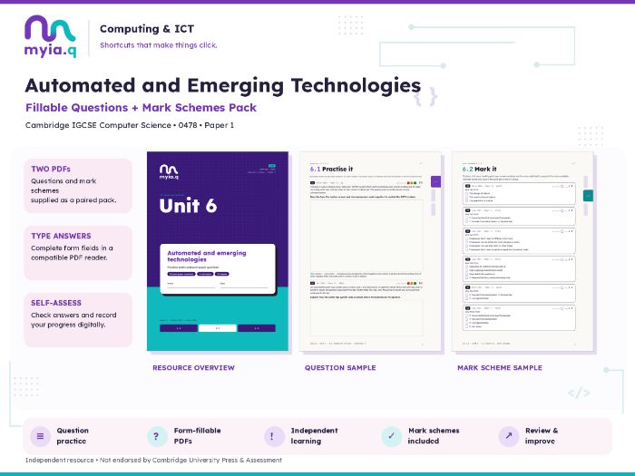 Unit 6 Automated & Emerging Technologies