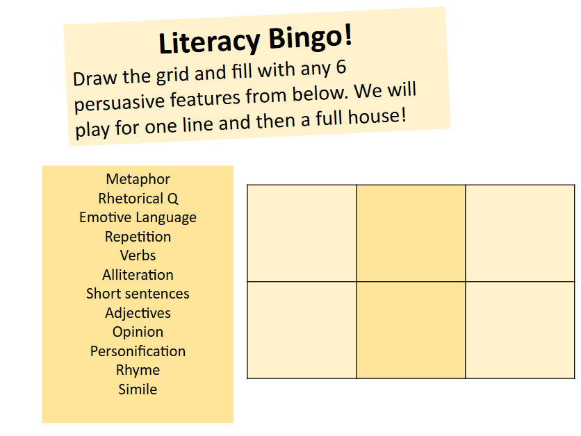 Literacy games