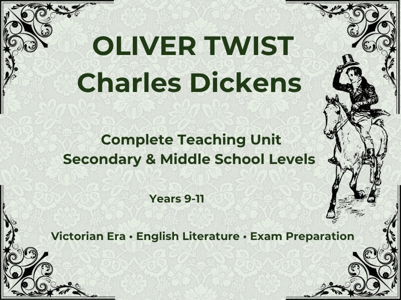 Oliver Twist - Complete GCSE Teaching Unit | 65+ Slides, Activities & Assessments