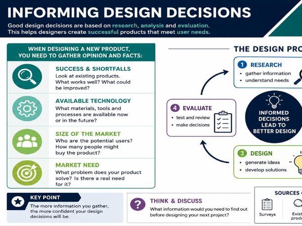 Lesson 5 Informing design decisions DT AQA KS4