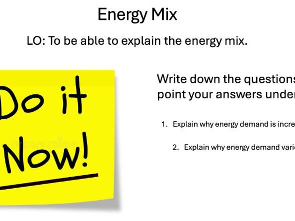 L21 Energy Mix - Edexcel iGCSE Geography