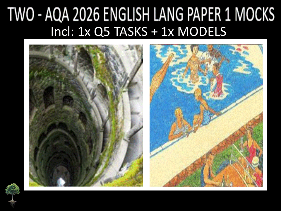 TWO - AQA PAPER 1 | 2026 FULL MOCKS | Q5 TASKS | MODELS
