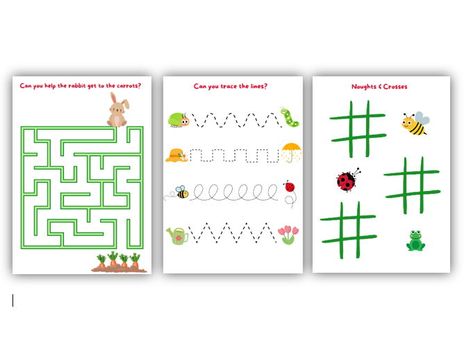 Spring Themed Activity Booklet