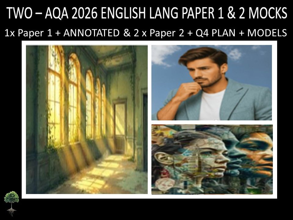 THREE - AQA PAPER 1 & 2 | 2026 FULL MOCKS | ANNOTATED | Q4 PLAN | MODELS