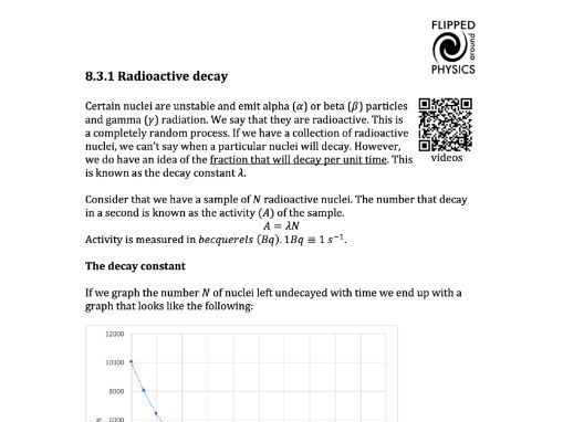 Radioactive decay