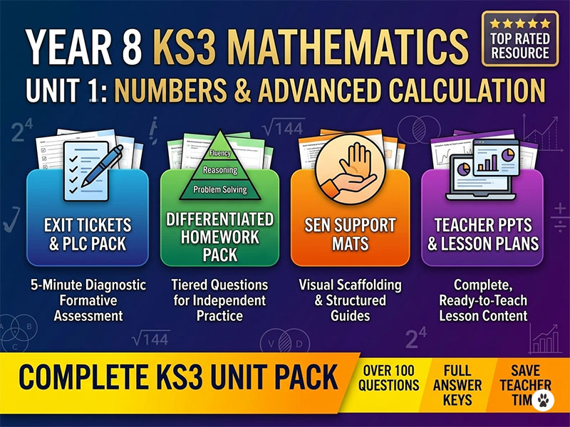 Year 8 KS3 Maths Unit 1: Numbers & Advanced Calculation
