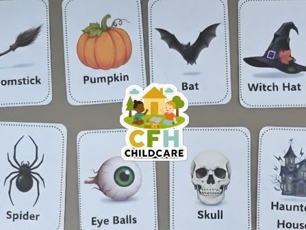 Halloween Key Word & Number Flashcards – EYFS Literacy & Maths