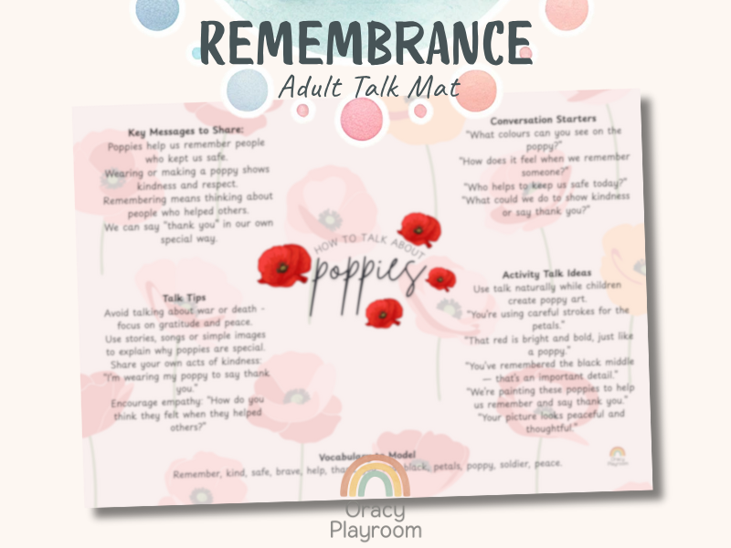 EYFS Remembrance Talk Mat