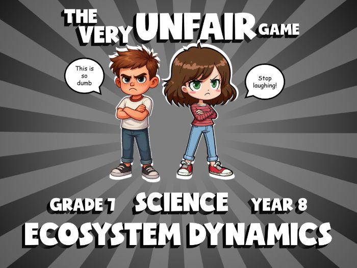 Ecosystem Dynamics VERY UNFAIR GAME | No-Prep Year 8 Science Review Activity
