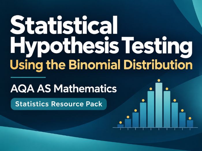 18 - Binomial Hypothesis Testing Teacher Pack - AS (Year 1) Mathematics A Level AQA