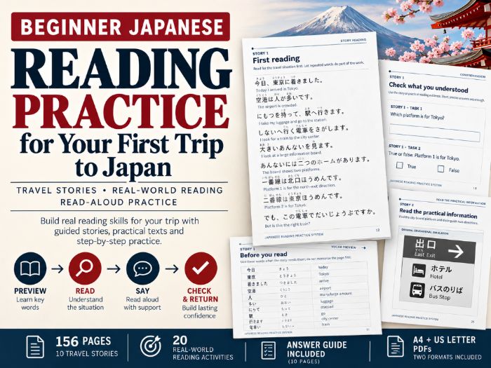Japanese Reading Practice for Beginners