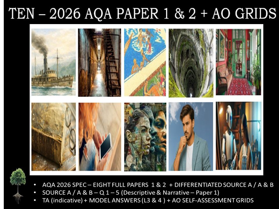 TEN - NEW PAPER 1 & 2 | 2026 FULL MOCK | + AO GRIDS