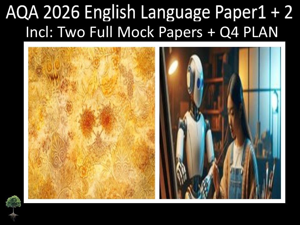 Two AQA 2026 GCSE English Language Paper 1 + 2 Mocks | Q4 Plan